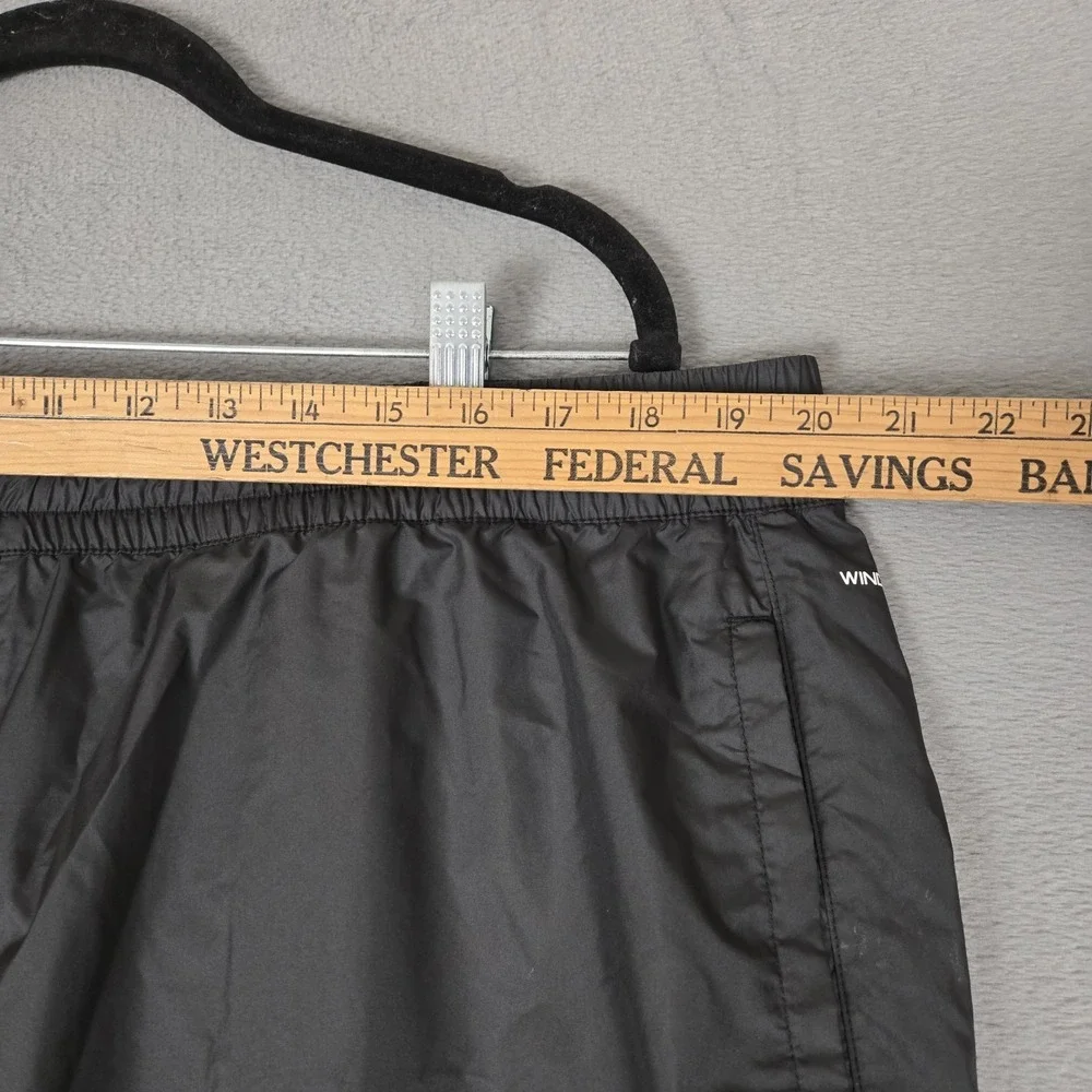 The North Face Hydrenaline Pants 2000 Mems 2XL Black Windwall Drawstring Tapered